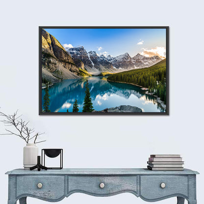 Moraine Lake Reflection, Lake Louise Wall Art