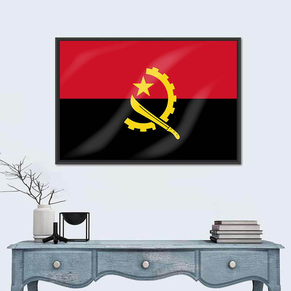 Flag of Angola Wall Art