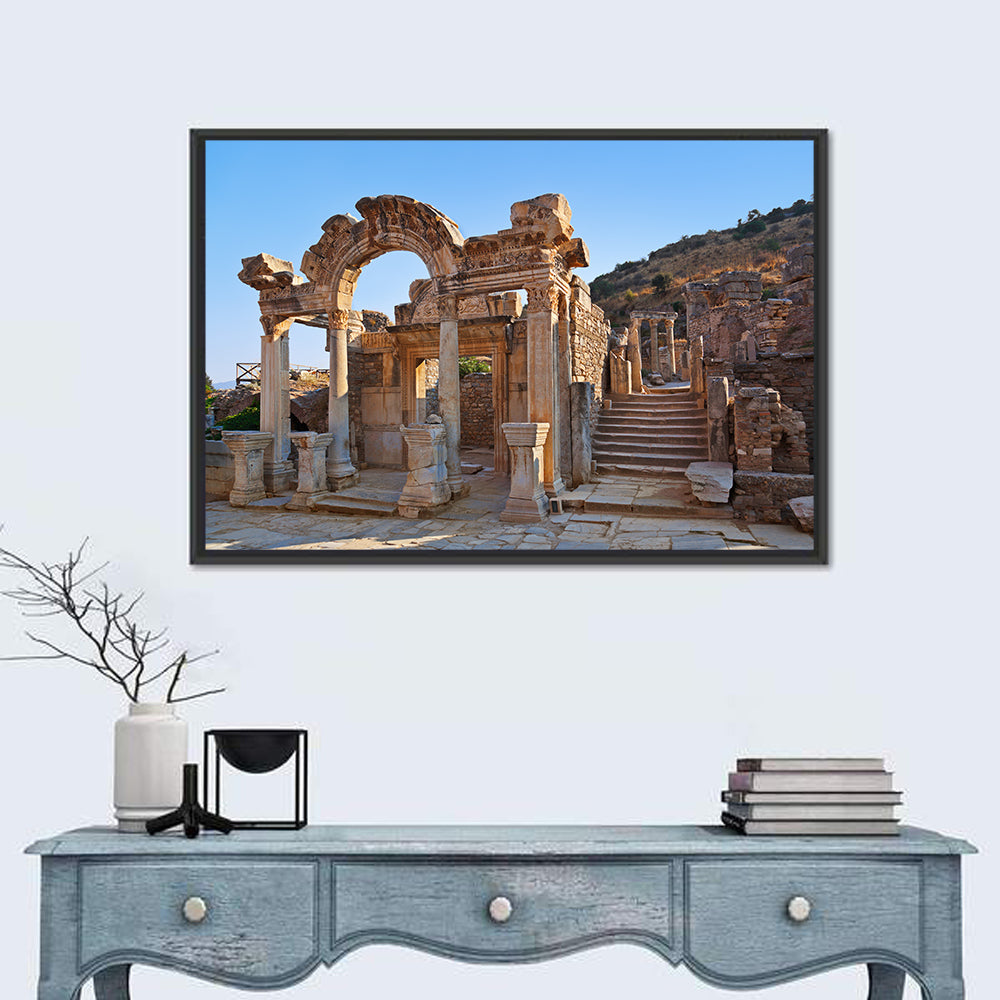 Library of Celsus, Ephesus Wall Art in a room, landscape