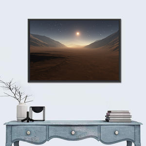 Sunset on Mars Wall Art