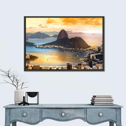 Rio Twilight Over Sugarloaf Mountain Wall Art