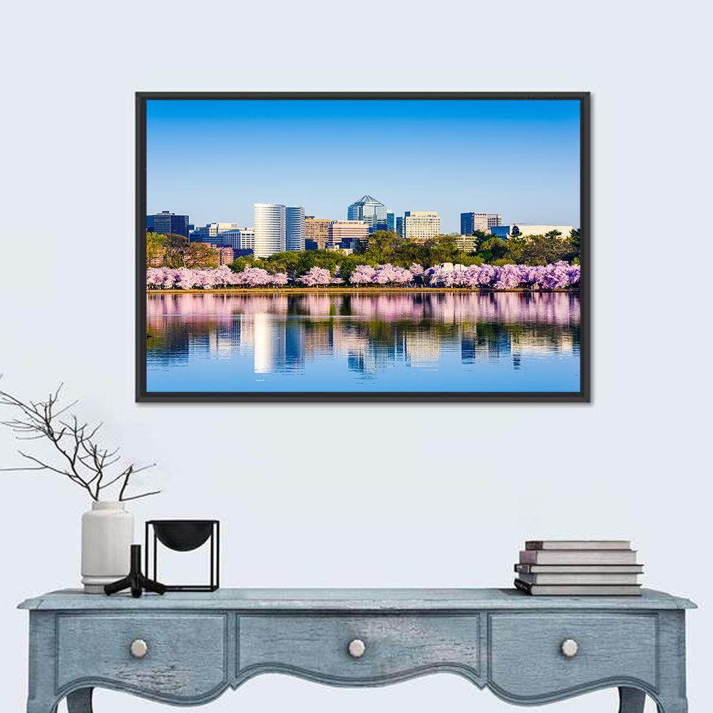 Tidal Basin Washington D.c. Cherry Blossoms Wall Art