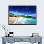 Mahe Island Beach Wall Art