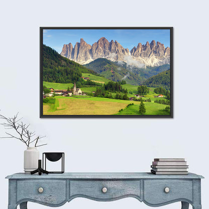 St. Magdalena Church Val Di Funes Wall Art