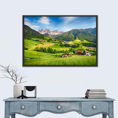 Dolomites Alps Mountain Val di Funes Wall Art