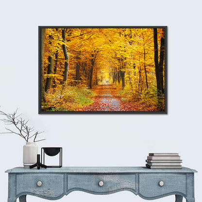 Autumn Forest Path Wall Art