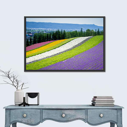 Farm Tomita Lavender Fields Wall Art