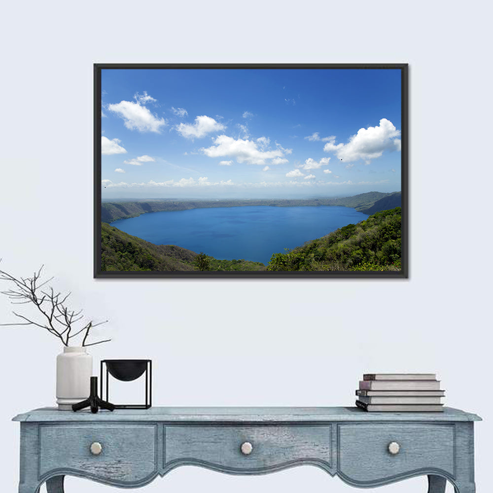 Serene Apoyo Crater Lake Wall Art