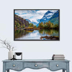 Norwegian Mountain Reflection Wall Art