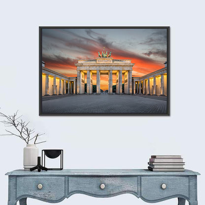 Brandenburg Gate at Dusk Wall Art