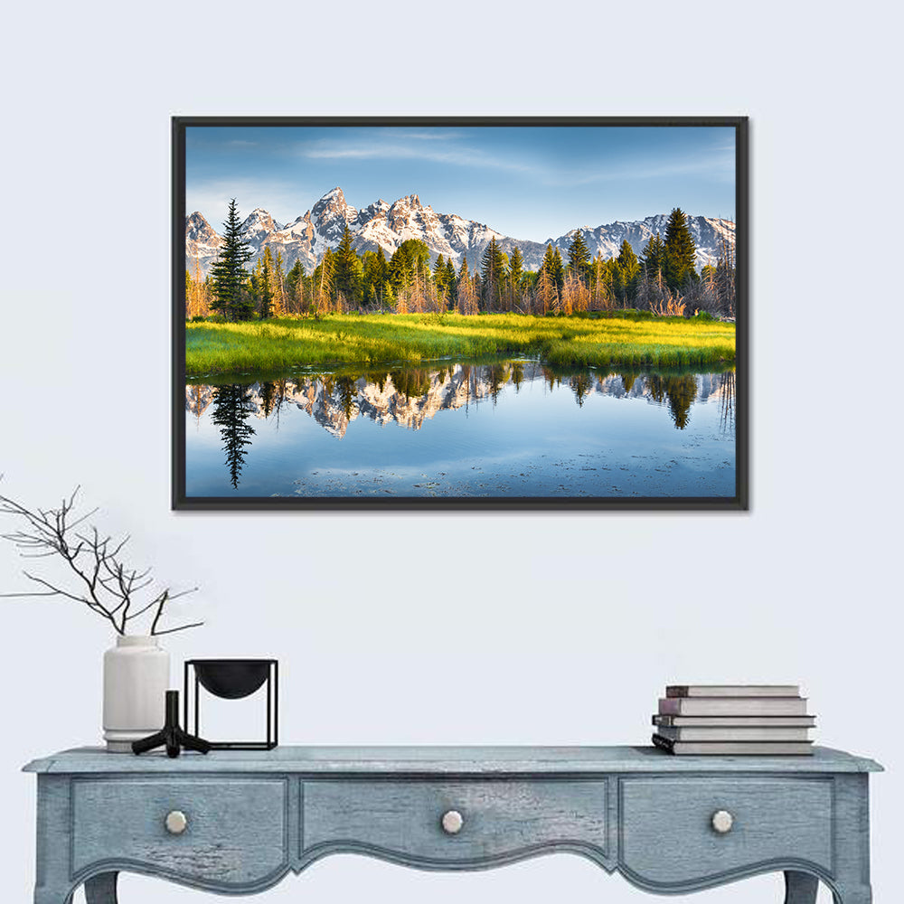 Grand Teton National Park Wall Art in a room, landscape