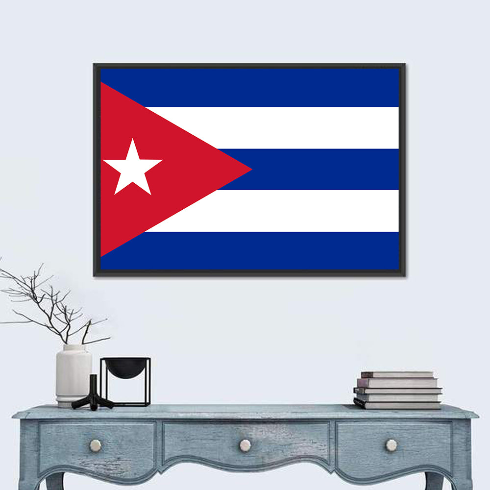 Cuban National Flag Wall Art