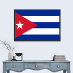 Cuban National Flag Wall Art