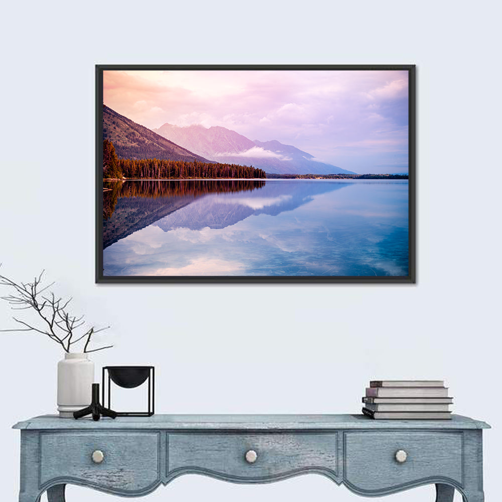 Leigh Lake In Wyoming Wall Art