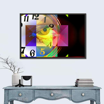 Eye of Time Collage Wall Art