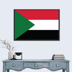 Sudan National Flag Wall Art