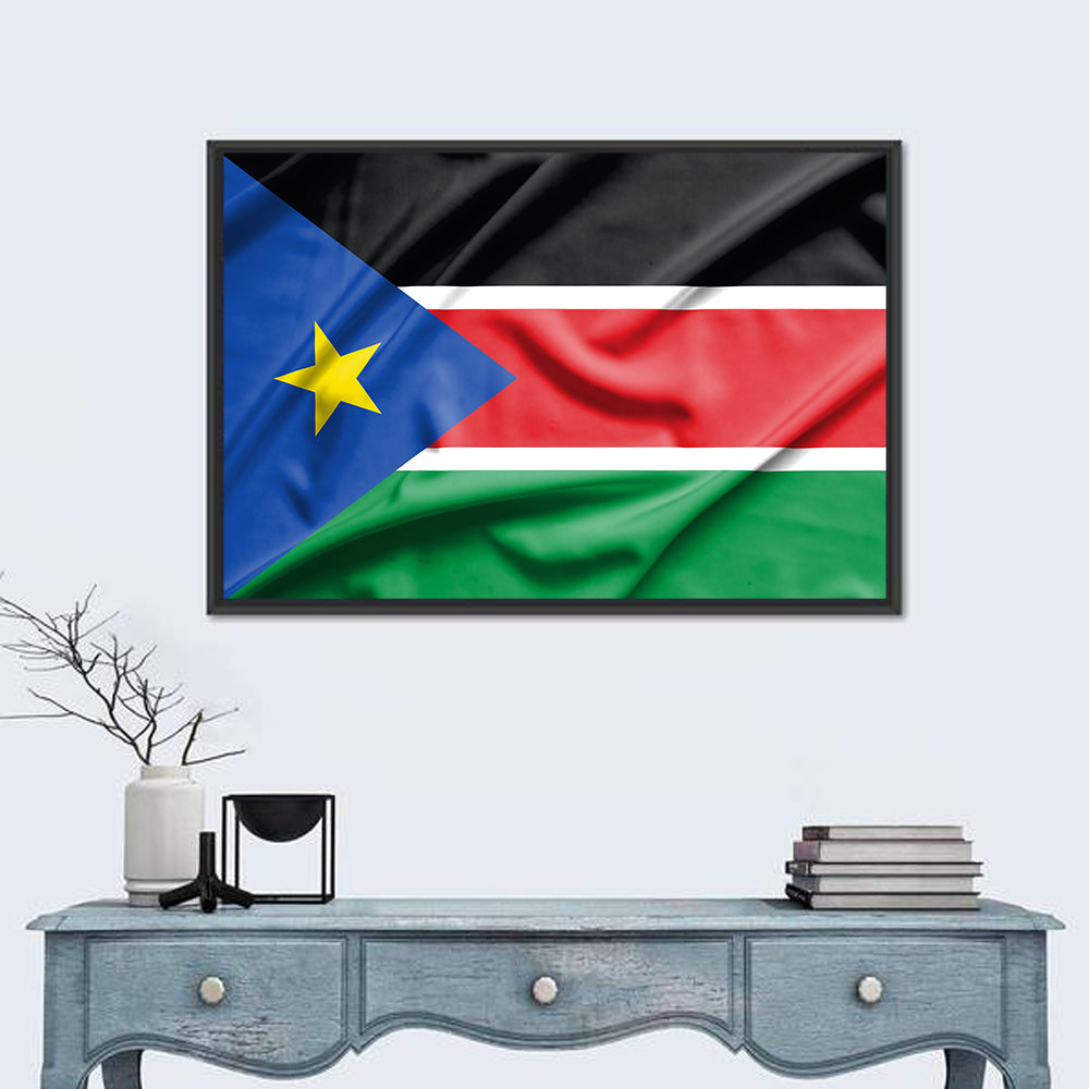 South Sudan Flag Wall Art