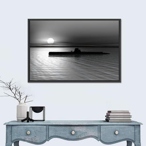 Submarine On Sea Wall Art