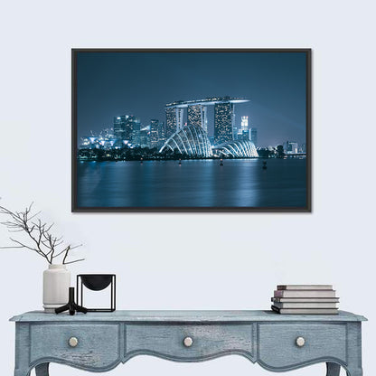 Singapore Skyscaper In Marina Bay Wall Art