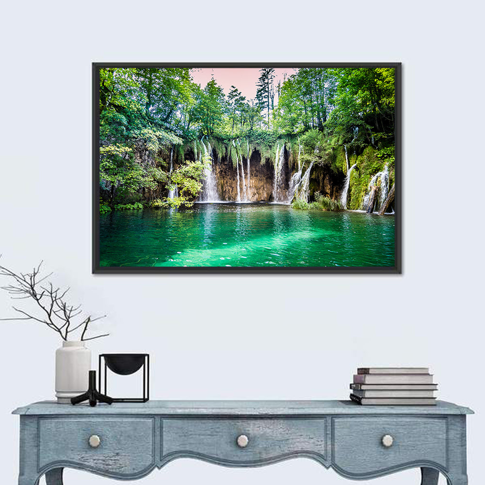 Plitvice Lakes Waterfalls Wall Art