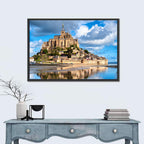 Mont Saint-michel Reflection Wall Art
