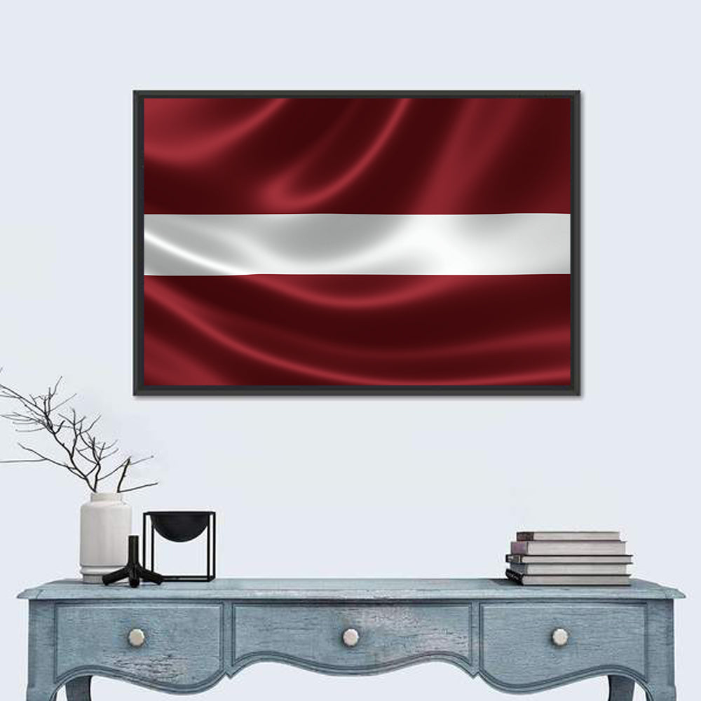 Flag of Latvia Wall Art
