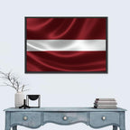 Flag of Latvia Wall Art