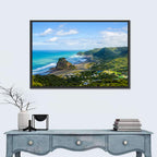 Lion Rock at Piha Beach Wall Art