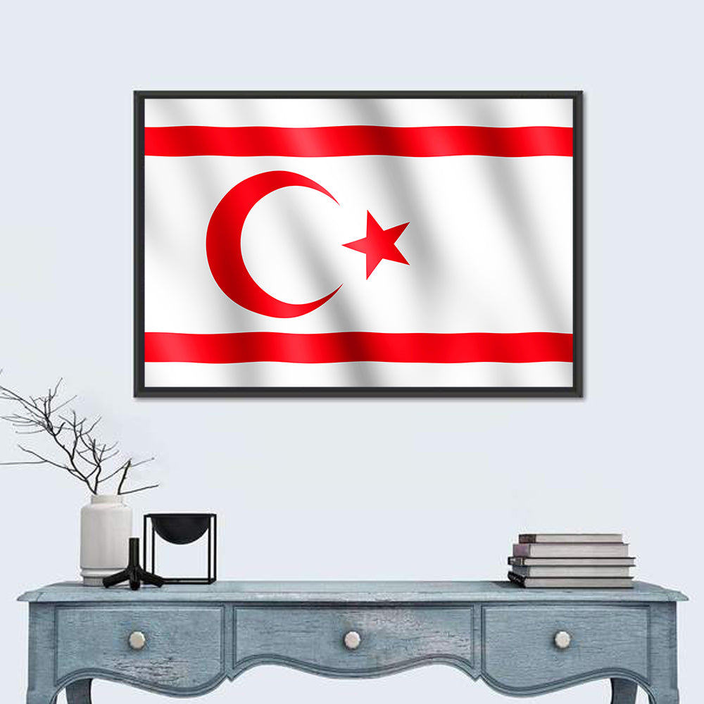 Northern Cyprus Flag Wall Art
