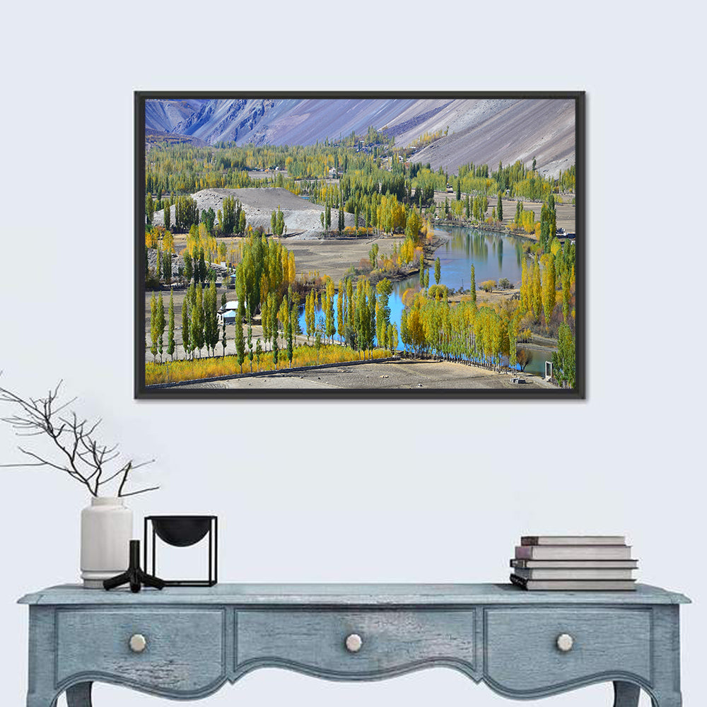 Autumn Valley, Northern Pakistan Wall Art
