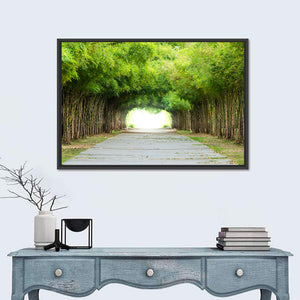 Kyoto bamboo forest walkway Wall Art