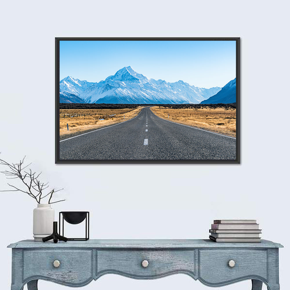 Road To Mount Cook Wall Art