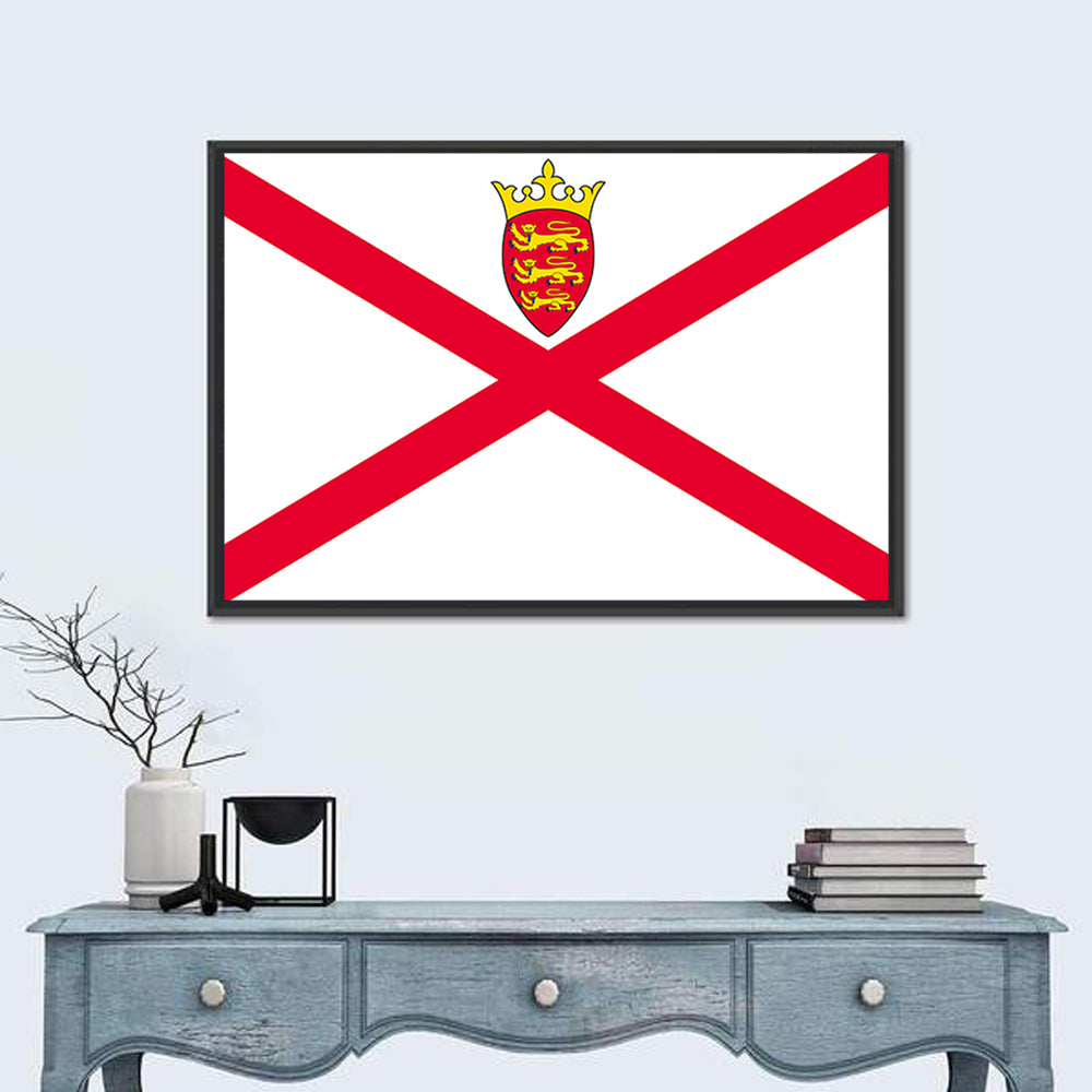 Flag of Jersey Wall Art