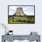 Devils Tower Columnar Monolith Wall Art