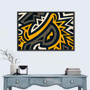 African Geometric Pattern Wall Art