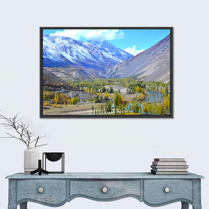 Northern Pakistan Autumn Valley Wall Art