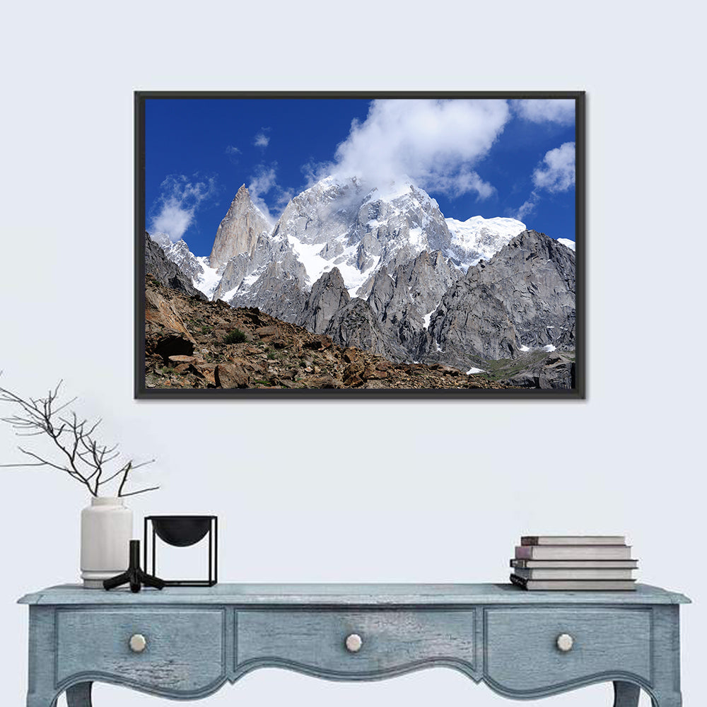 Snow-capped Hunza Peak Wall Art
