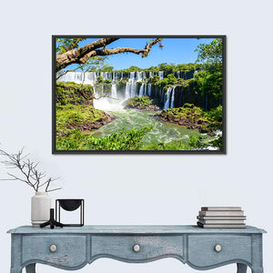 Iguazu Falls View From Argentina Wall Art