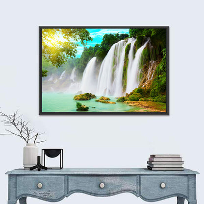 Sunlit Ban Gioc Waterfall Wall Art