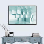 Architectural Cube Perspective Wall Art