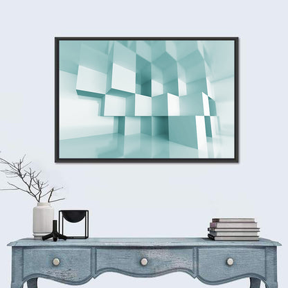 Architectural Cube Perspective Wall Art