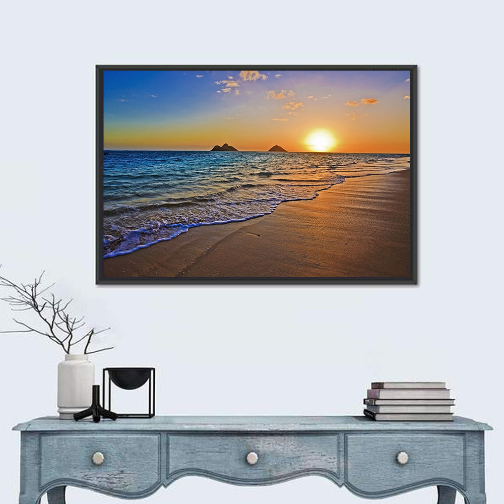 Lanikai Sunrise Over Mokulua Islands Wall Art