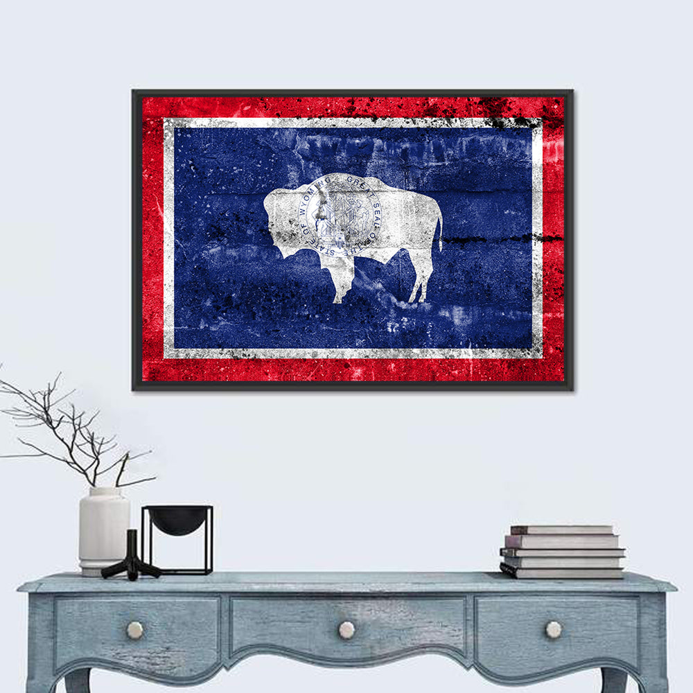Wyoming State Flag Wall Art