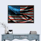 Distressed American Flag Wall Art