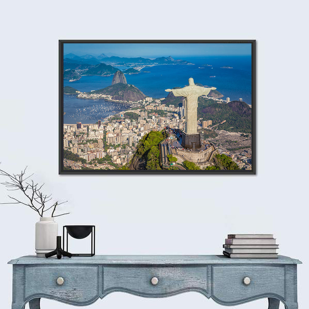 Botafogo Bay with Sugarloaf Mountain Wall Art
