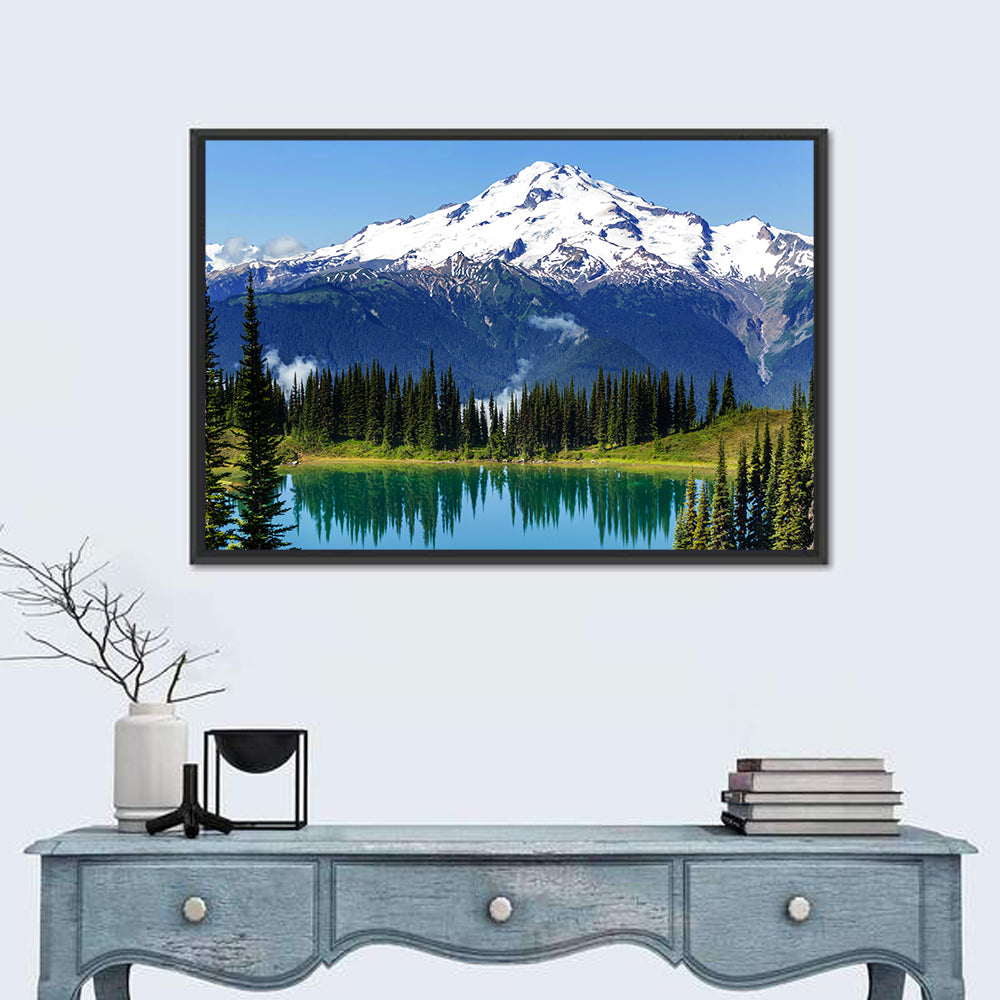 Mount Rainier Lake Reflection Wall Art