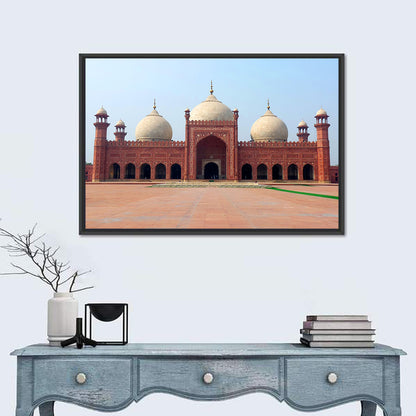 Badshahi Mosque Front View Wall Art