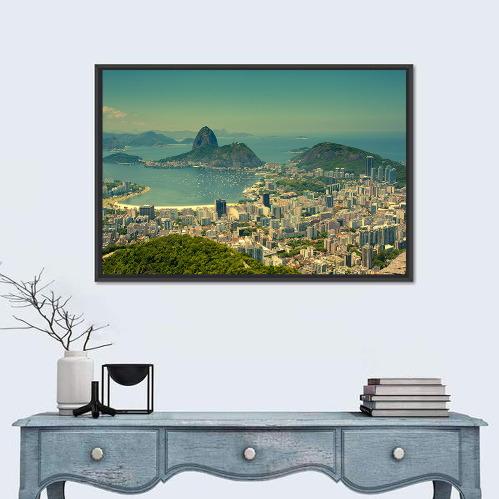 Sugarloaf Mountain Over Guanabara Bay Wall Art