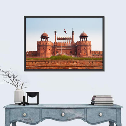 Red Fort Facade in Old Delhi Wall Art
