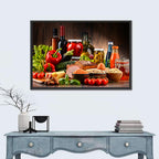 Rustic Organic Market Still Life Wall Art